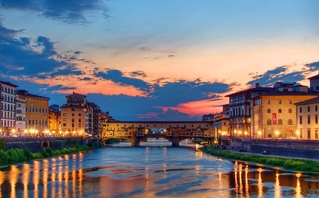 Florencja widok na rzekę