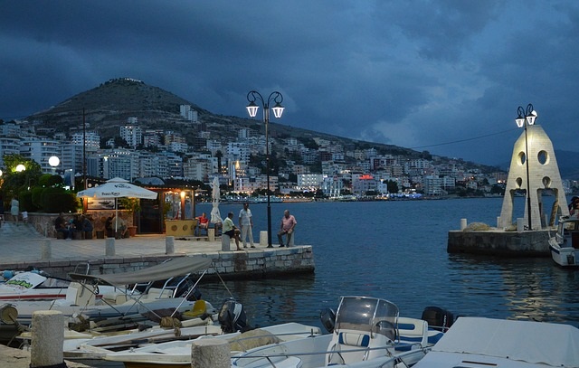 Miasto Saranda w Albanii